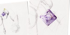 Princess Cut Pendant